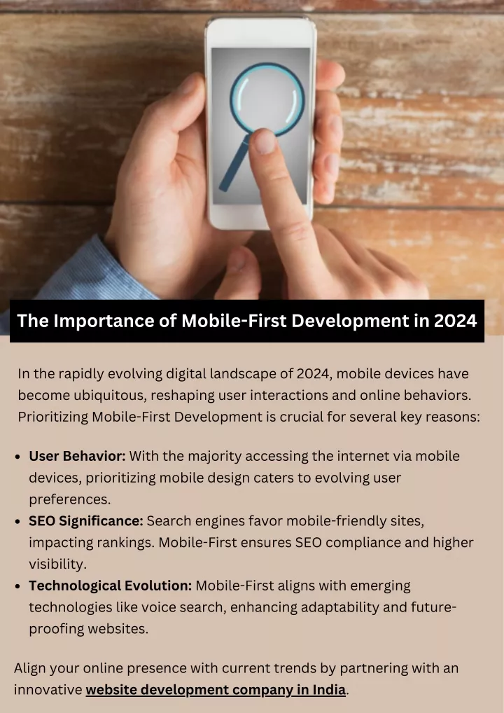 the importance of mobile first development in 2024