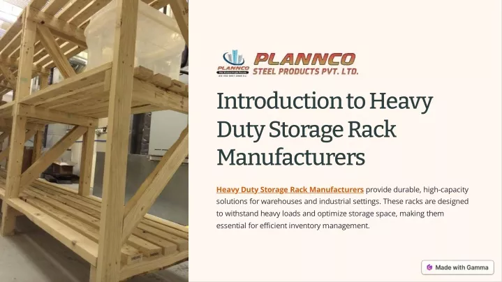 introduction to heavy duty storage rack