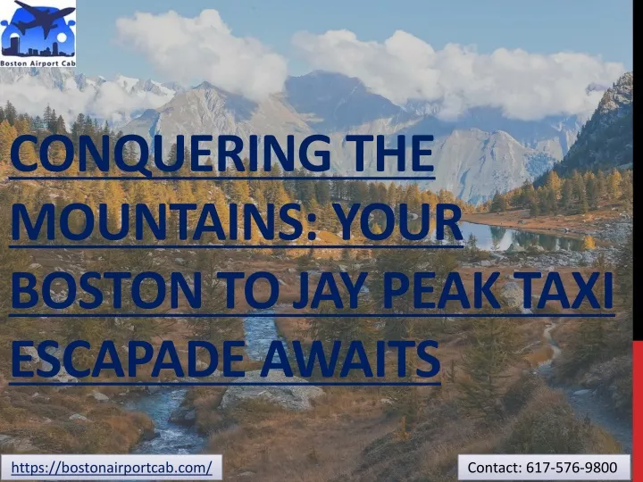 conquering the mountains your boston to jay peak taxi escapade awaits