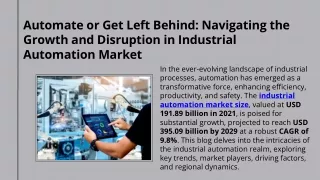 automate or get left behind navigating the growth