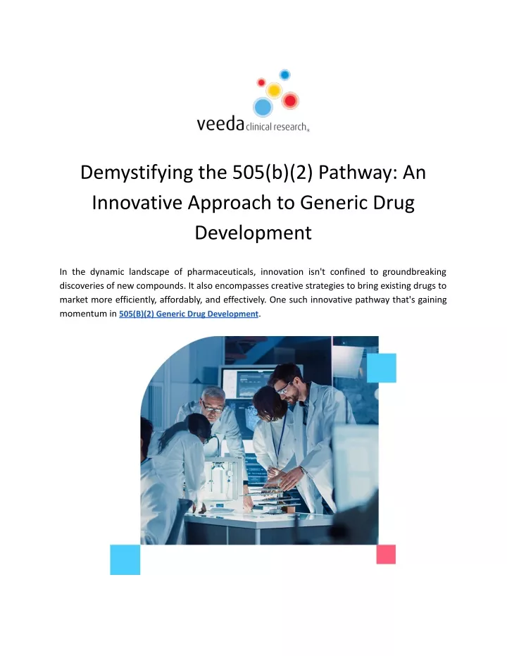 demystifying the 505 b 2 pathway an innovative