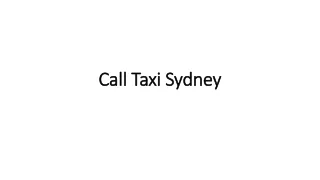 Call Taxi Sydney
