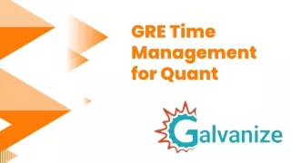GRE Time Management for Quant