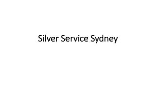 Silver Service Sydney