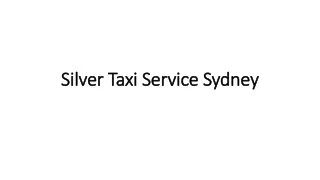 Silver Taxi Service Sydney