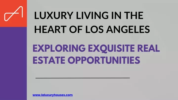 luxury living in the heart of los angeles