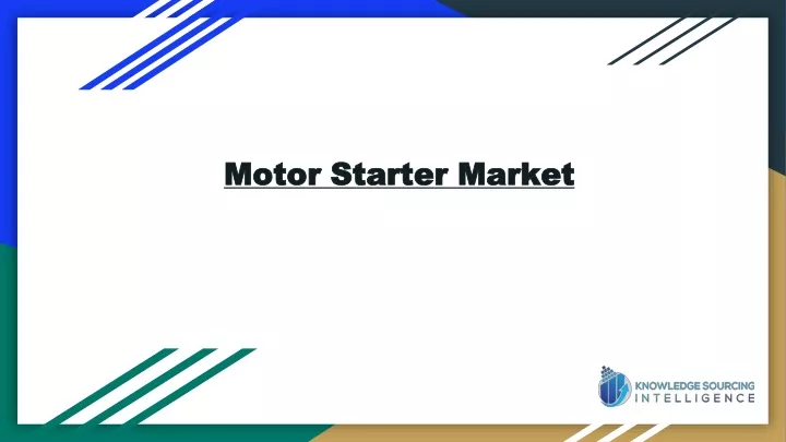motor starter market motor starter market