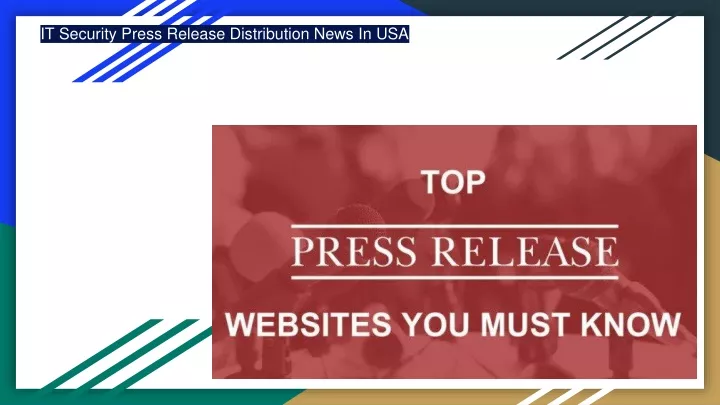 it security press release distribution news in usa