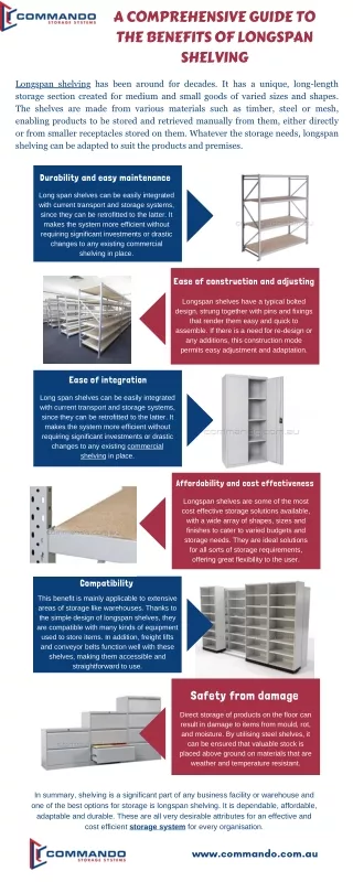 A Comprehensive Guide to the Benefits of Longspan Shelving