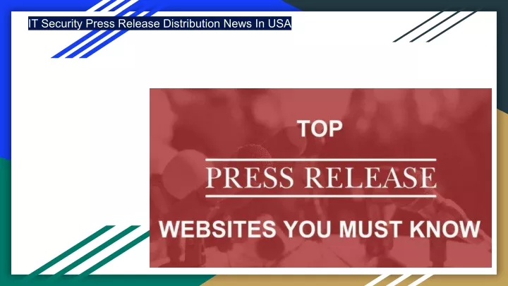 it security press release distribution news in usa