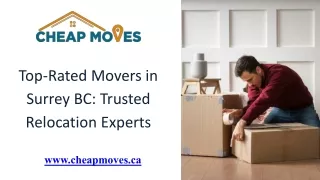 Top-Rated Movers in Surrey BC Your Trusted Relocation Experts