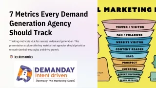 7 Metrics Every Demand Generation Agency Should Track