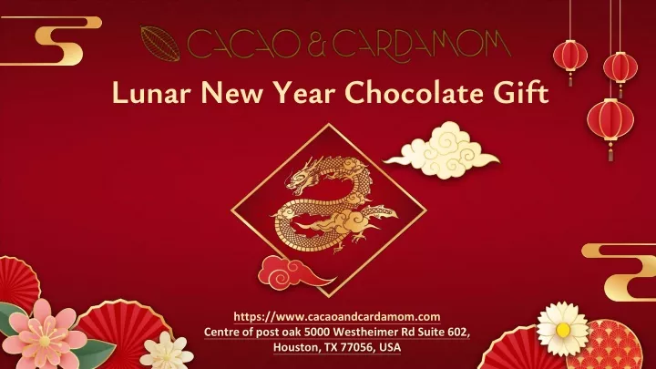 lunar new year chocolate gift