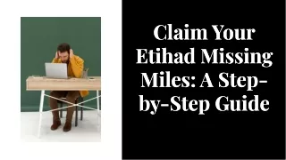 How Can I Claim Etihad Missing Miles? 1-888-906-0667