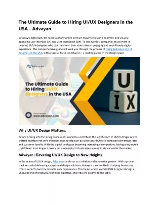 the ultimate guide to hiring ui ux designers