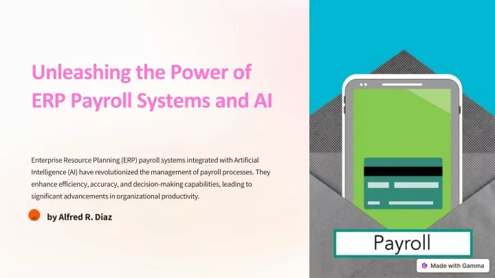 unleashing the power of erp payroll systems and ai