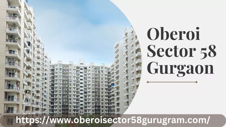 oberoi sector 58 gurgaon