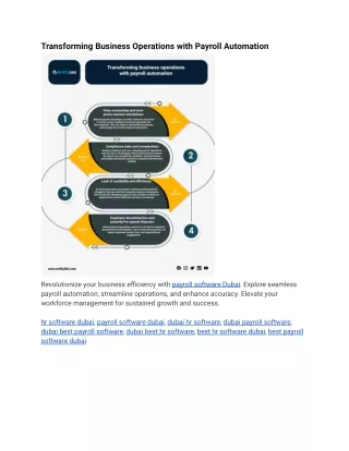transforming business operations with payroll