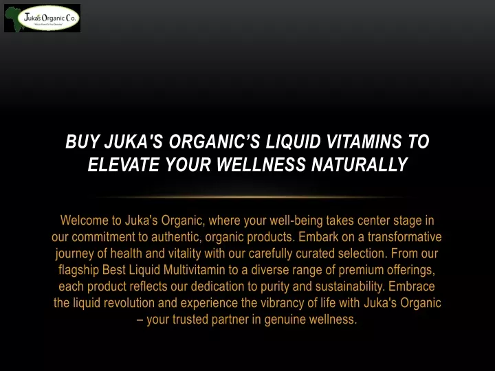 buy juka s organic s liquid vitamins to elevate your wellness naturally