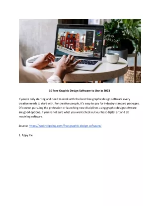 10 free graphic design software to use in 2023