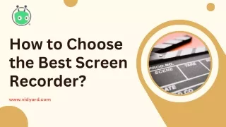 How to Choose the Best Screen Recorder?