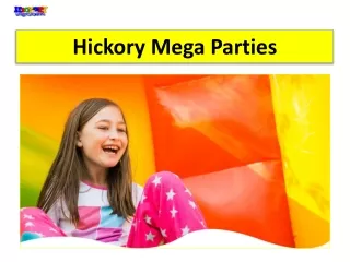 Hickory Mega Parties Inc. Sports Bounce House Rentals Will Make Your Party Big