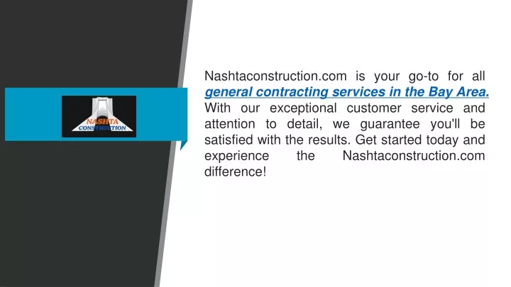nashtaconstruction com is your