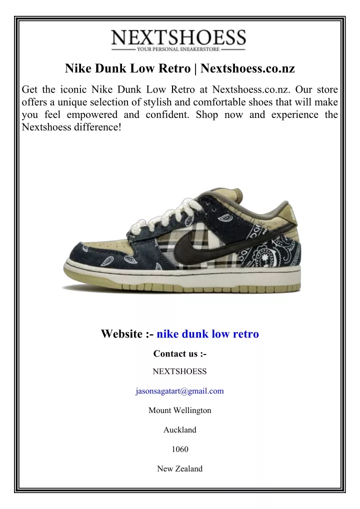 nike dunk low retro nextshoess co nz