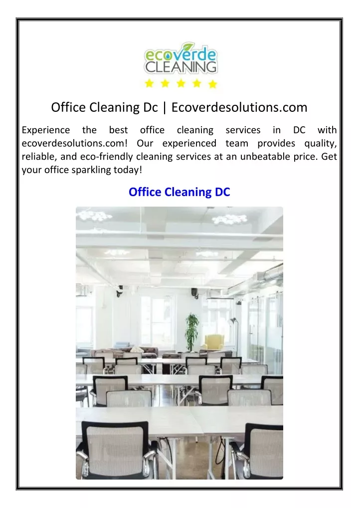 office cleaning dc ecoverdesolutions com