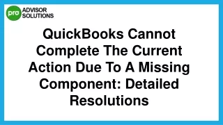 quickbooks cannot complete the current action