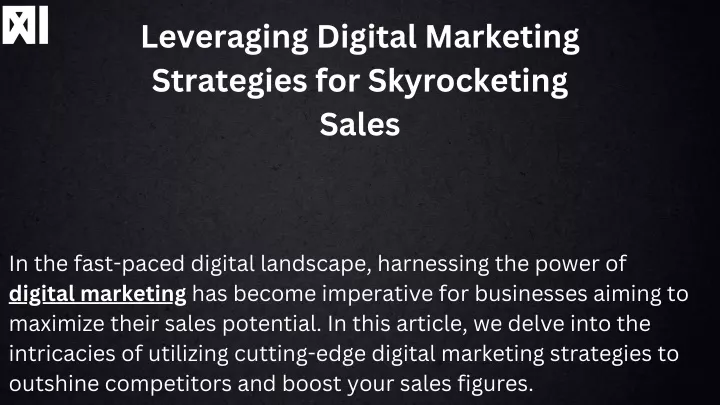 leveraging digital marketing strategies