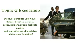 Barbados private transport and tours