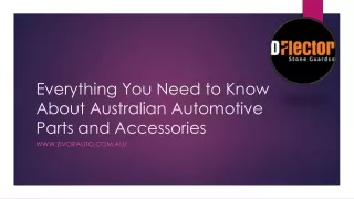 Best Australian Automotive Parts and Accessories - Zivor Automotive