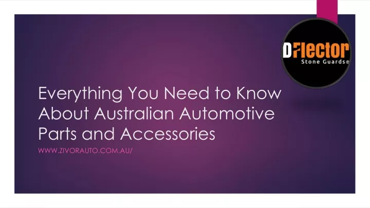 everything you need to know about australian automotive parts and accessories