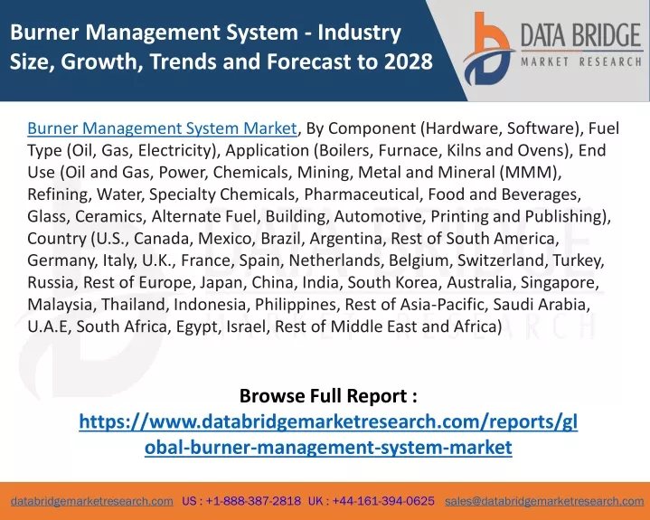 burner management system industry size growth