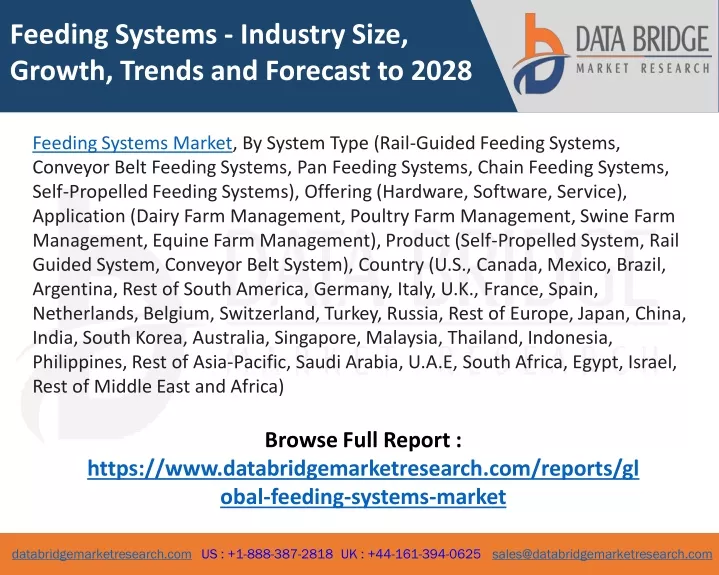 feeding systems industry size growth trends