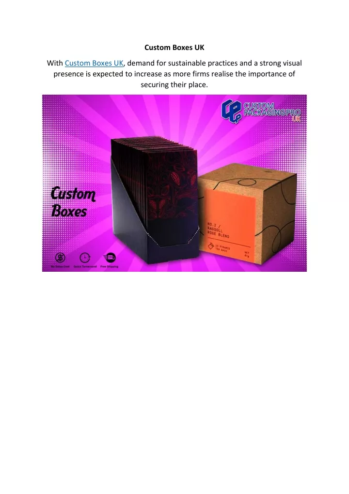 custom boxes uk