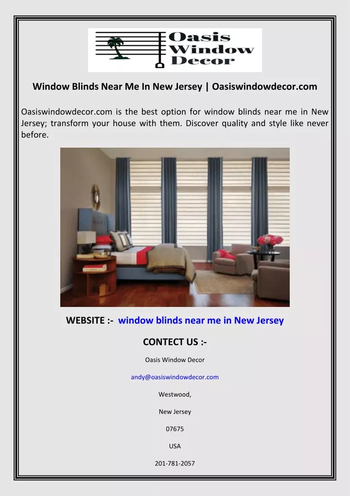 window blinds near me in new jersey