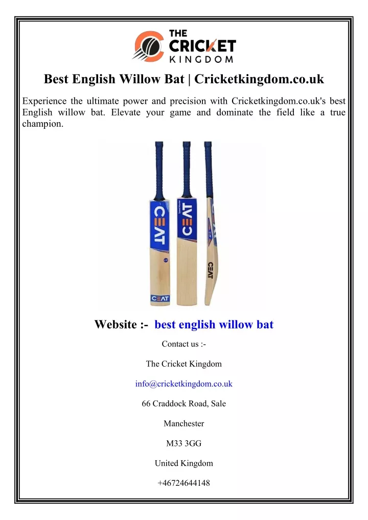 best english willow bat cricketkingdom co uk