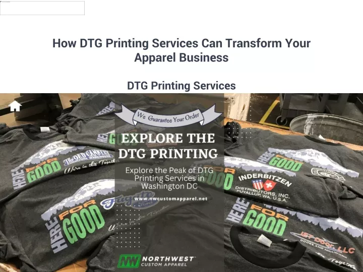 how dtg printing services can transform your apparel business