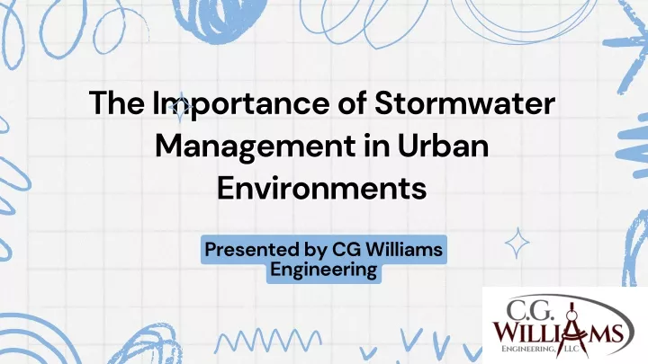 the importance of stormwater the importance