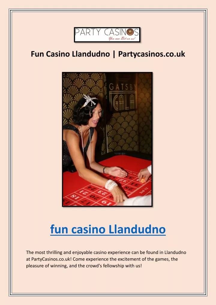 fun casino llandudno partycasinos co uk