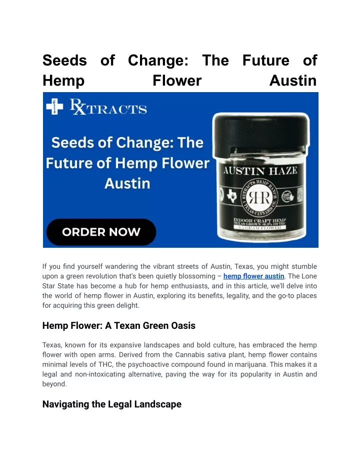 seeds of change the future of hemp flower