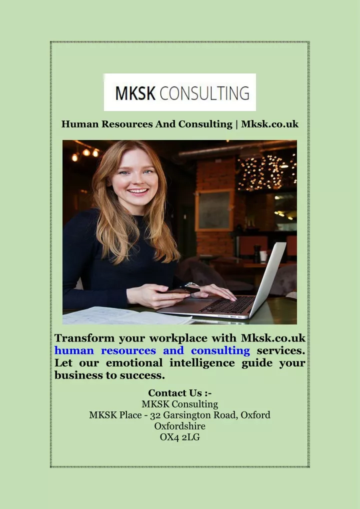 human resources and consulting mksk co uk