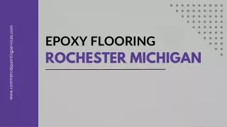 Epoxy Flooring Rochester Michigan
