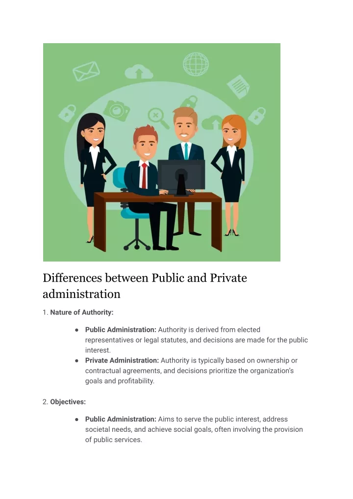 differences between public and private