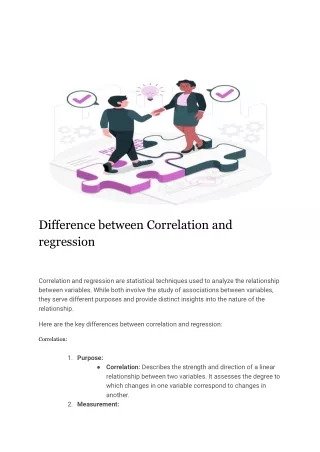 Difference between Correlation and regression.pdf