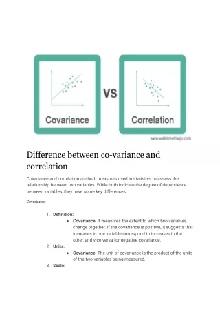 Difference between co-variance and correlation.pdf