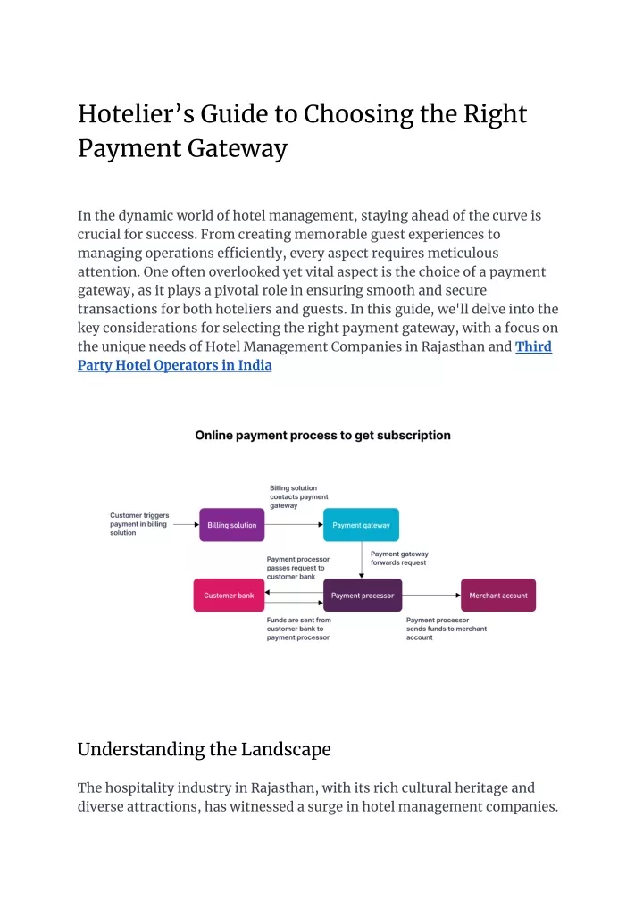 hotelier s guide to choosing the right payment