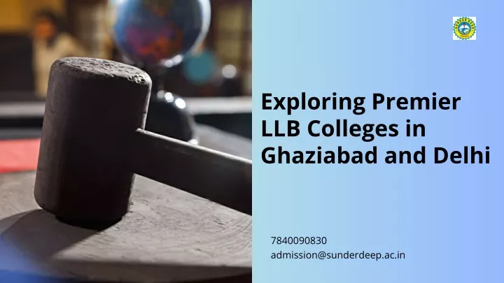 exploring premier llb colleges in ghaziabad